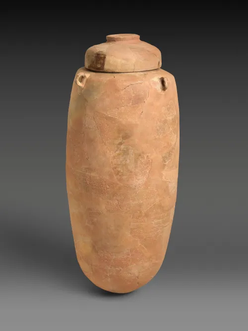 Pot containing dead sea scrolls